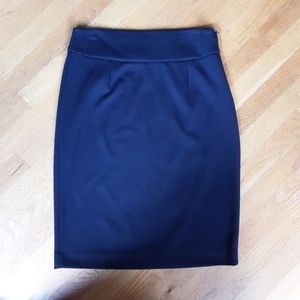 Grace Elements Navy Pencil Skirt Size 10